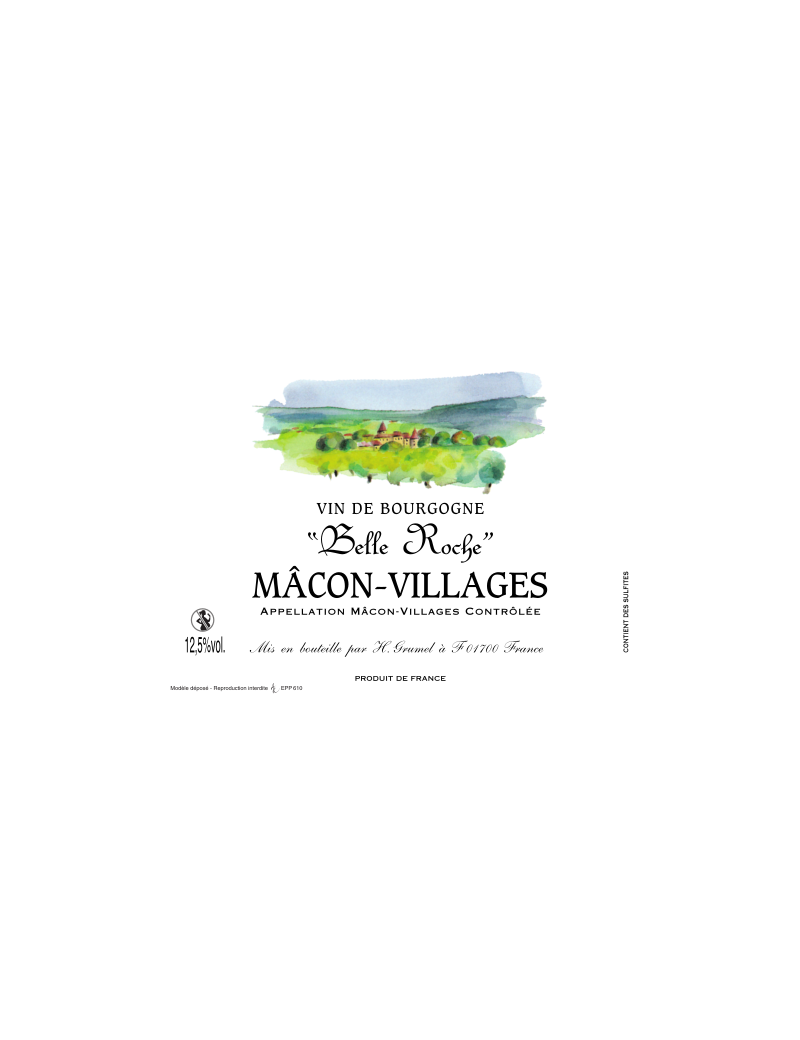 Mâcon-Villages - Belle Roche  - AOP - 2017