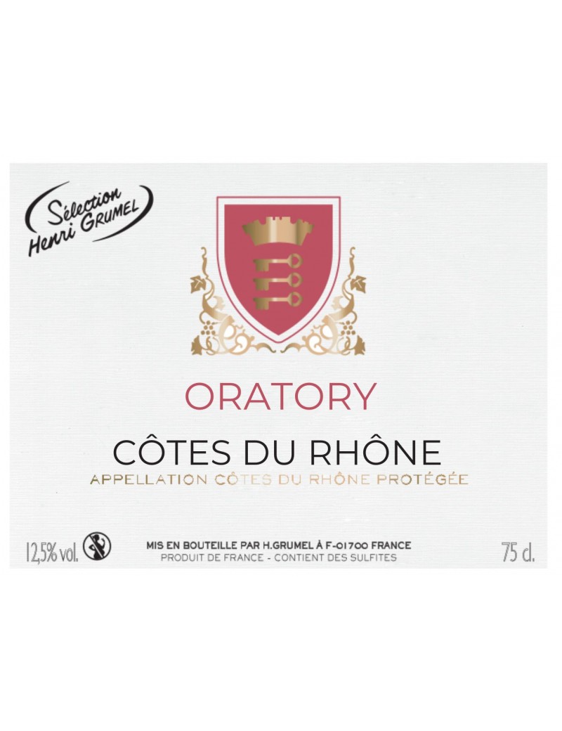 Côtes du Rhône - Oratory - AOP