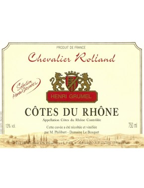 Côtes Du Rhône - Chevalier Rolland - AOP
